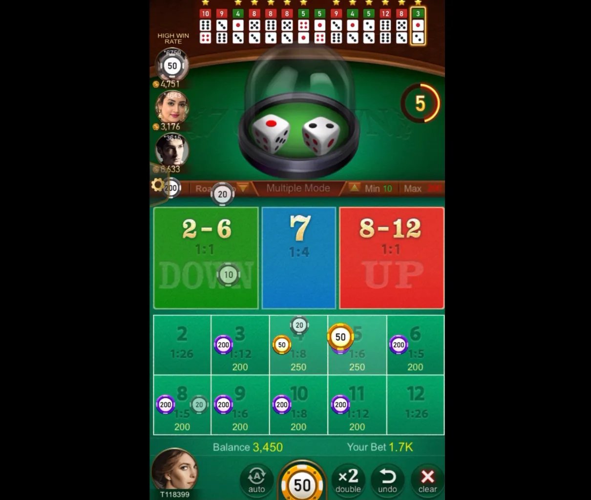 7 Up 7 Down demo